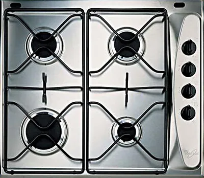 Produktbild von Whirlpool AKM 268/IX, Edelstahl, Integriert, Gaskochfeld, 4 Zone(n), 4 Zone(n), Groß