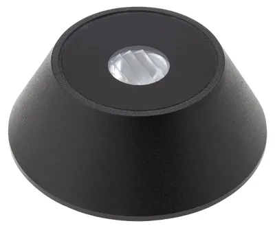Productafbeelding van ARELUX XSUMO grondspot, oppervlaktemontage, 3W, 24V DC, kleurweergave (CRI) 80, IP67, 11 graden, zwart, geschikt voor gebruik in kustomgevingen, kleurtemperatuur 2700K