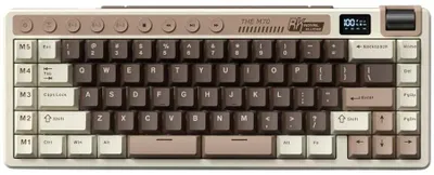 Immagine prodotto di Tastiera da gaming Royal Kludge Rk M70, colore grigio "Mocha", interruttori a crema