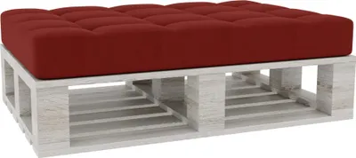 Obrázok produktu pre Vankúše na palety, vankúše na palety sedák operadlo prešívané PFG (vankúš na sedenie 120x80, bordová)