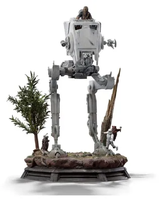 Produktbild von Star Wars Demi Art Scale Statue 1/20 AT-ST and Chewbacca 53 cm