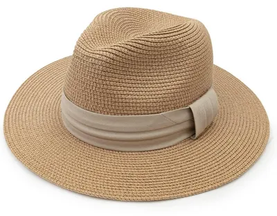 Produktbild von Sonnenhut Damen Einheitsgröße Khaki Papierstroh/Polyester UPF 30+