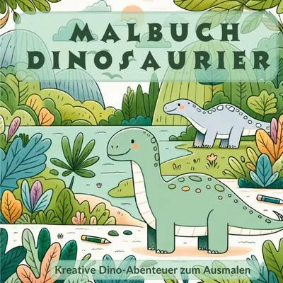 Produktbild von Dinosaurier Malbuch - Mein urzeitliches Malbuch