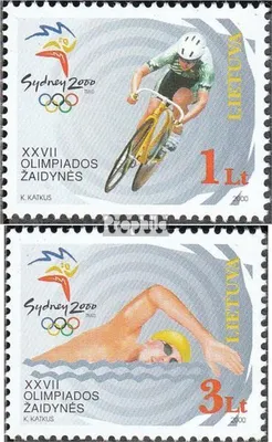 Produktbild von Briefmarken Litauen 2000 Mi 735-736 (kompl.Ausg.) postfrisch Sommerspiele