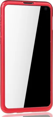 Produktbild von Handyhülle Schutzhülle für Samsung Galaxy S10e Full Case Cover Displayschutz 360 Rot