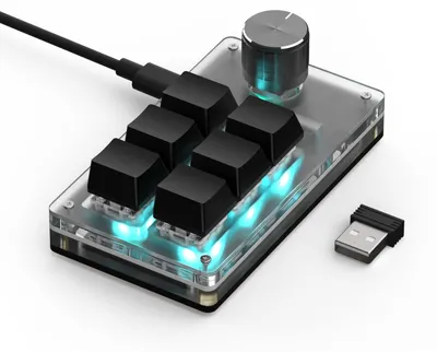 Imagen del producto de Teclado mini programable inalámbrico con retroiluminación RGB