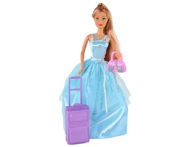 Obrázek produktu pro LEAN Toys 14769 Panenka s kostýmy a zavazadlem