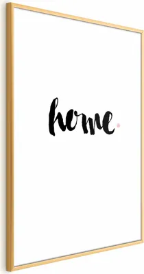 Produktbild von Posterpapier Poster - Home and Dot 29.7x42 cm Text m-A-0862-ao-a