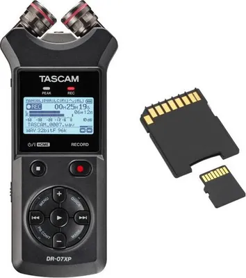 Image de Tascam Enregistreur audio DR-07XP avec carte SD