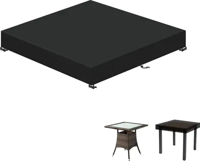 Produktbild von Wasserdichte Tischtuchhüllen 90x90cm - Schutz vor Witterungseinflüssen für Gartenmöbel