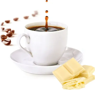 Produktbild von Weiße Schokolade Espresso Pulver 500g