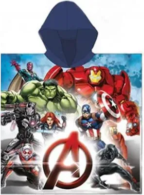 Immagine prodotto di Poncho Marvel Team Avengers - 55 x 110 cm - Poliestere