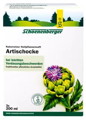 Immagine prodotto di Schoenenberger Carciofo puro succo naturale di piante medicinali, soluzione da 600 ml