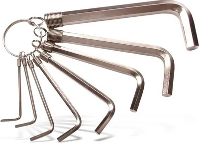 Produktbild von KRAFTMANN 7842 Innen-6-kant-Winkelschlüssel-Satz, 2-10 mm, 8-tlg.