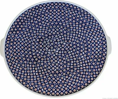 Produktbild von Original Bunzlauer Keramik Kuchenplatte Servierplatte Teller Platte Ø40 cm Design 4