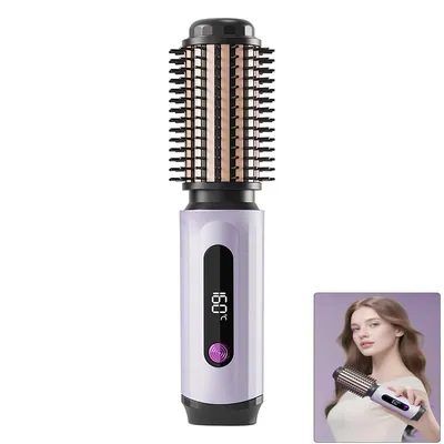 Produktbild von 38 mm Thermobürste, Warmluftbürste Haartrockner, Locken & Volumenbürste, 3 Temperaturstufen, Type-C