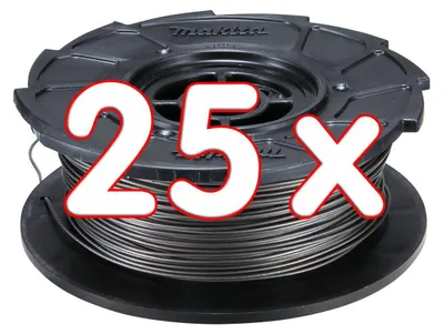 Produktbild von Makita® Zubehör Bindedraht blank Ø 0,8 mm - 2.500 Meter - 199137-9 25 Stück