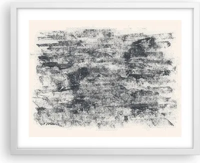 Produktbild von Gerahmtes Poster - Weißer Rahmen - Schwarz Hintergrund Farbe - 50x40 cm - Wand Bild - Wanddeko - Wandbilder - Kunstposter - Wandposter - Bilderrahmen - Bilder - Kunstdruck - P2WAA50x40-5061