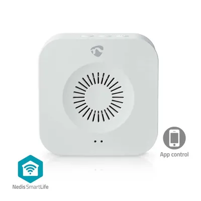 Zdjęcie produktu dla Nedis WIFICDPC20WT, Biały, 80 dB, Plastik, Przyciski, Bezprzewodowy, 433 MHz