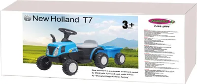 Produktbild von Jamara Jízdní traktor New Holland s přívěsem modrý 6V