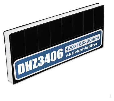 Immagine prodotto di Filtro a carbone attivo per cappa aspirante, filtro di ricambio 420x165x30mm, compatibile con Bosch, Siemens, Neff, Constructa, Küppersbusch