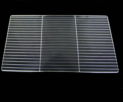 Produktbild von AcMax Grillrost Grillgitter Grill Rost Grillaufsatz 53x32,5cm verchromt eckig GN1/1