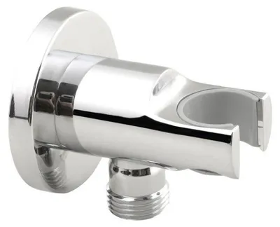 Produktbild von Sapho Brausehalter mit Duschanschluss, fest, rund, Chrom
