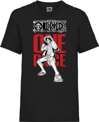 Obrázok produktu pre Detské tričko Kid One Manga Piece Anime 04 Pirates, 5-6 Rok - 116 / čierna