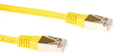 Produktbild von ACT Patchcord SSTP Category 6 PIMF, Yellow 1.50M, 1,5 m, Gelb