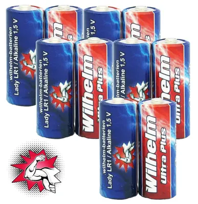 Produktbild von 10 x WILHELM Lady N LR1 MN9100 4001 910A 1,5V Batterie