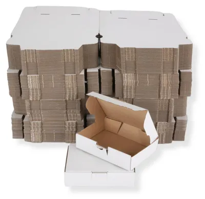 Produktbild von Maxibriefkarton DIN A6 - 180 x 130 x 45 mm / DHL Kleinpaket, weiß 400 Stück