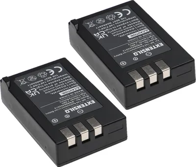 Produktbild von EXTENSILO 2x Akku kompatibel mit Fujifilm FinePix S200EXR, S200, S100FS, S100 Kamera (1100 mAh, 7,2 V, Li-Ion)