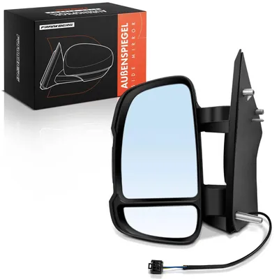 Immagine prodotto di Specchietto retrovisore esterno sinistro - Specchietto laterale per furgoni - 1 pezzo - Compatibile con Citroën Jumper/Fiat Ducato/Peugeot Boxer - Anno di produzione dal 2006 - Ricambio per lato guida