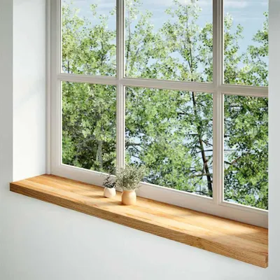 Zdjęcie produktu dla vidaXL Parapety 2 szt. Jasnobrązowy 140x30x2 cm lite drewno dębowe