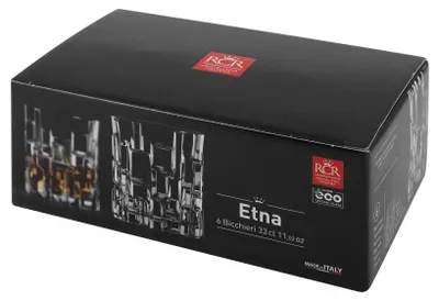 Produktbild von RCR 274399 Etna DOF-Gläser, 6er-Set, Glas, 33 cl