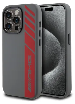 Immagine prodotto di Custodia AMG per iPhone 15 Pro - Grigio