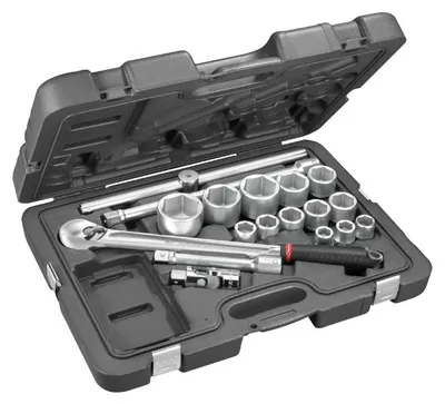 Image de Coffret douilles 3/4'' 6 pans métriques - FACOM - KL.500PB