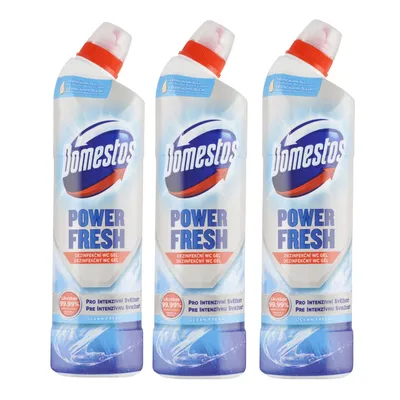 Produktbild von Domestos Power Fresh Ocean Fresh WC-Gel, 3x700 ml