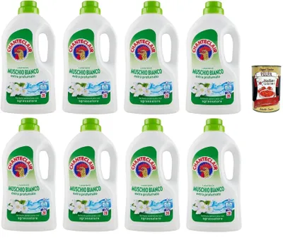 Produktbild von Chante Clair Italian Gourmet Bundle Waschmittel Weißer Moschus 8x 1260ml