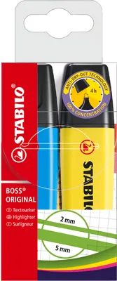 Zdjęcie produktu dla STABILO BOSS ORIGINAL zestaw 2 sztuk