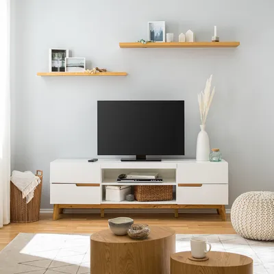 Produktbild von home24 Wandboard - Echtholzfurnier - Eiche