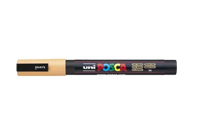 Zdjęcie produktu dla POSCA PC-3M, Jasno pomarańczowy, Wielobarwny, 1 kol., Drobny, Atrament na bazie wody, Końcówka pociskowa