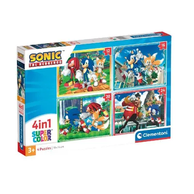 Zdjęcie produktu dla Puzzle 4w1 Super Kolor Sonic