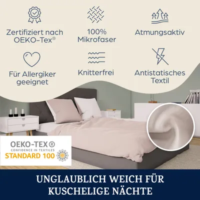 Produktbild von Soft Wonder-Edition Bettwäsche 200x200 cm Mikrofaser