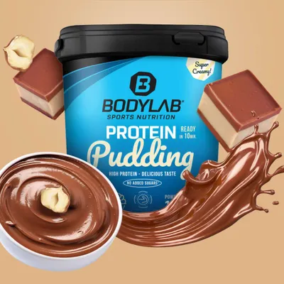 Produktbild von BODYLAB Protein Pudding - 1000g - Haselnuss-Nougat
