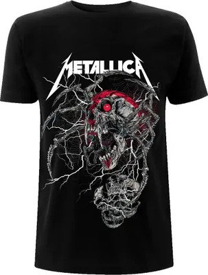 Produktbild von Metallica Spider Dead T-Shirt mit kurzen Ärmeln Black M