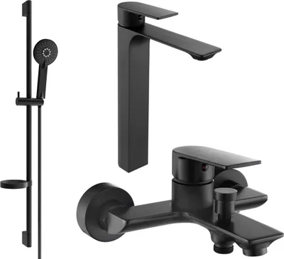 Immagine prodotto di Mexen Alexa DS40 set bagno, nero - 71213DS40-70