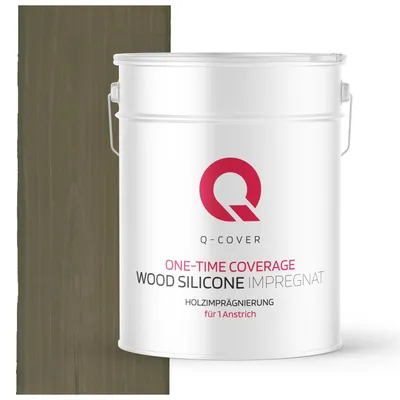 Produktbild von Holzimprägnierung | Für 1 Anstrich | Braun-grau 70 | 10 L | Holzschutz | 2 In 1 | Grundierung Mit Schutz  Farbimprägnierung Imprägniermittel Innen & Außen