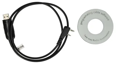 Produktbild von vhbw USB Programmierkabel kompatibel mit Weierwei VEV-3288S Funkgerät, schwarz