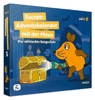 Produktbild von FRANZIS 67211 - Die Maus Escape-Adventskalender mit der Maus. Für Kinder ab 7 Jahren.